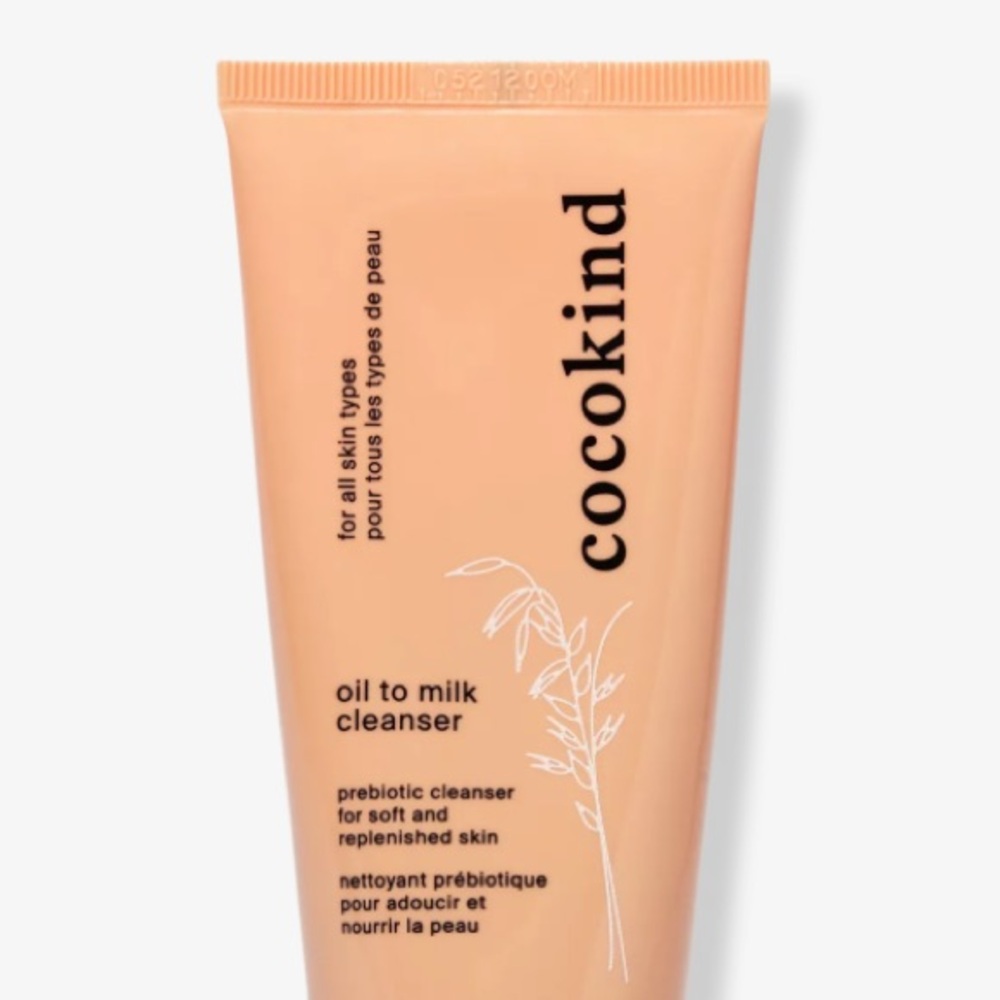 COCOKIND Oil to Milk Gentle Oat Cleanser Travel Size 1oz NIP Sealed